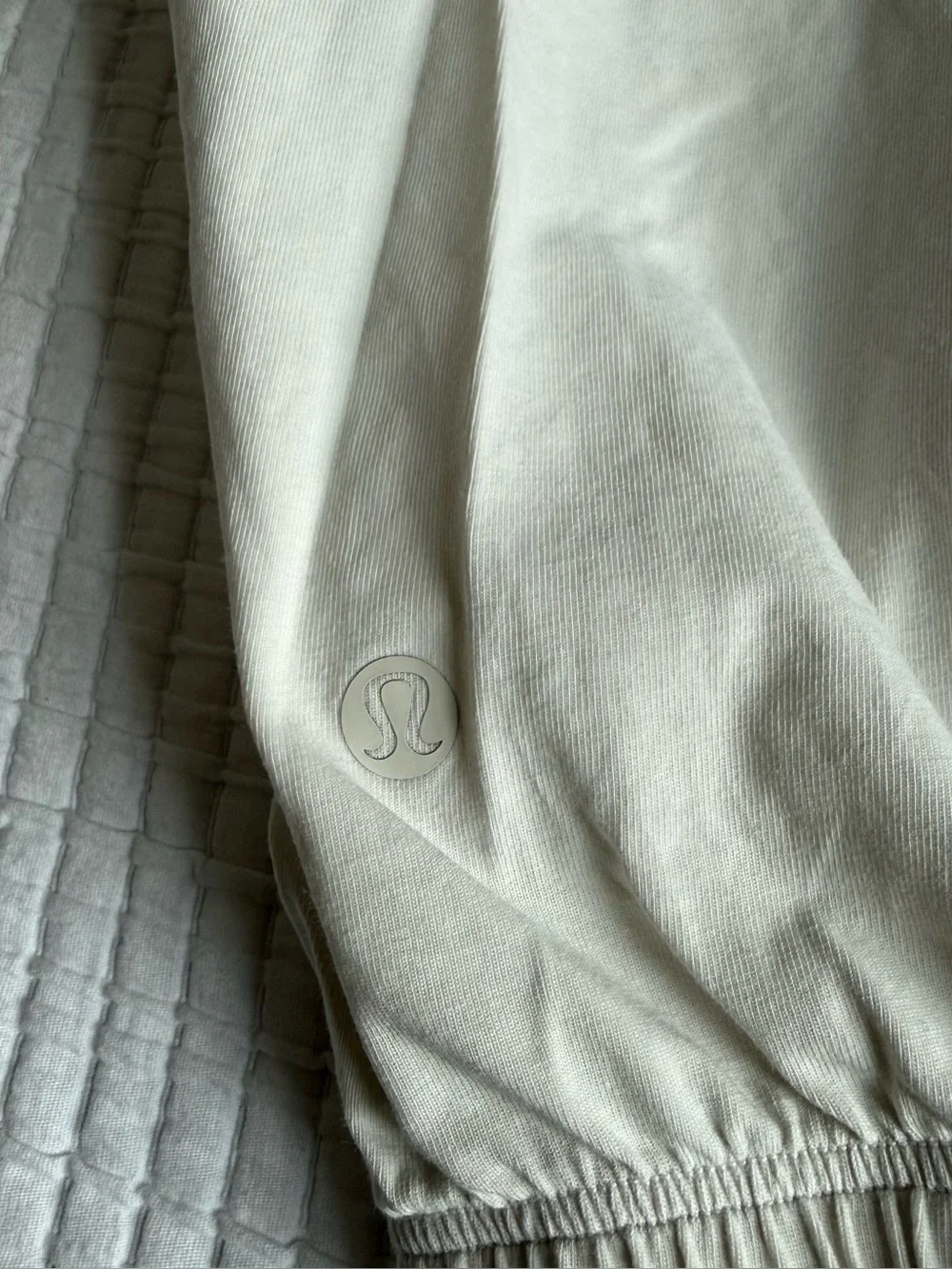 Lululemon Women’s Relaxed Crewneck Cap-Sleeve Top — Cream